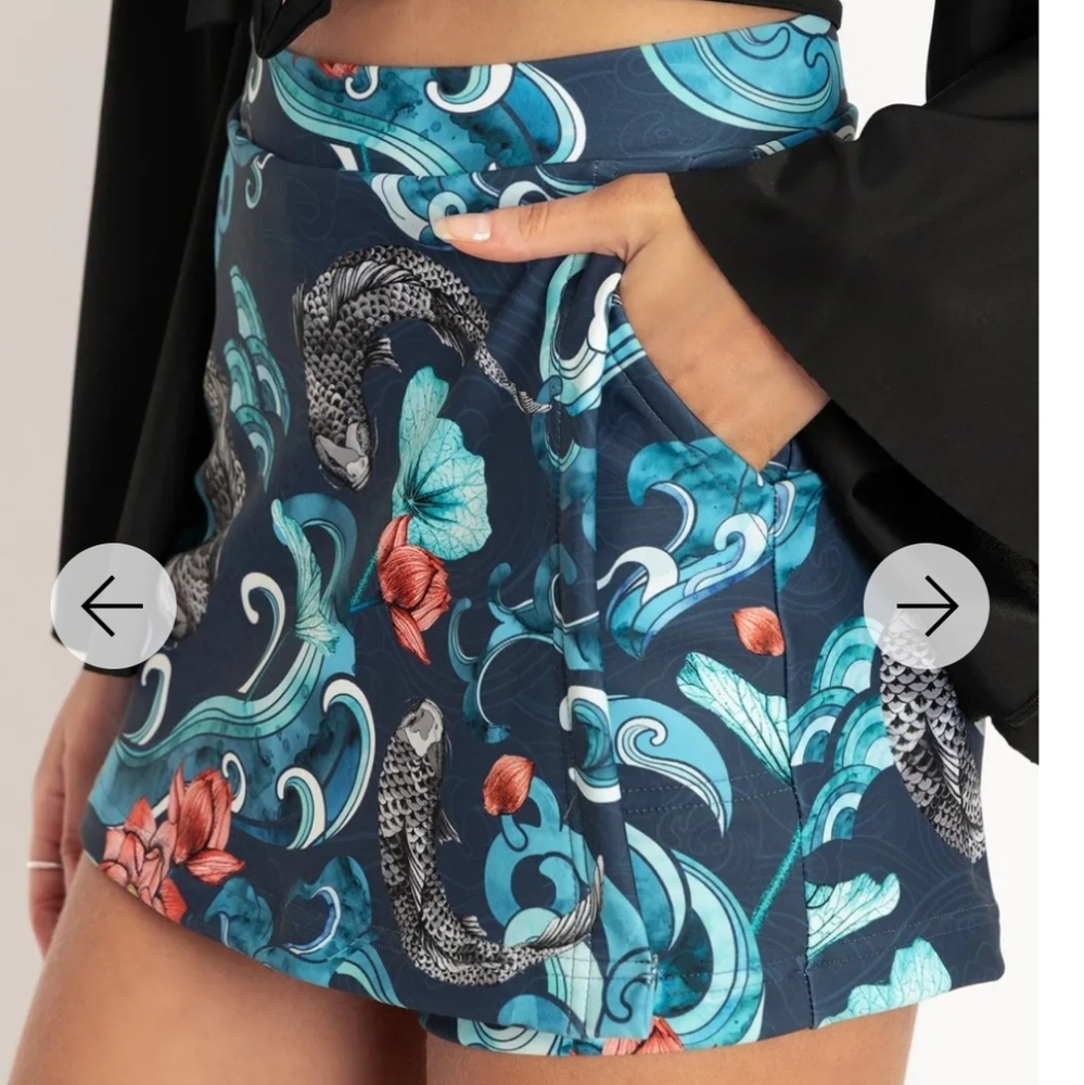 Blackmilk Koi Waters Pocket Skort